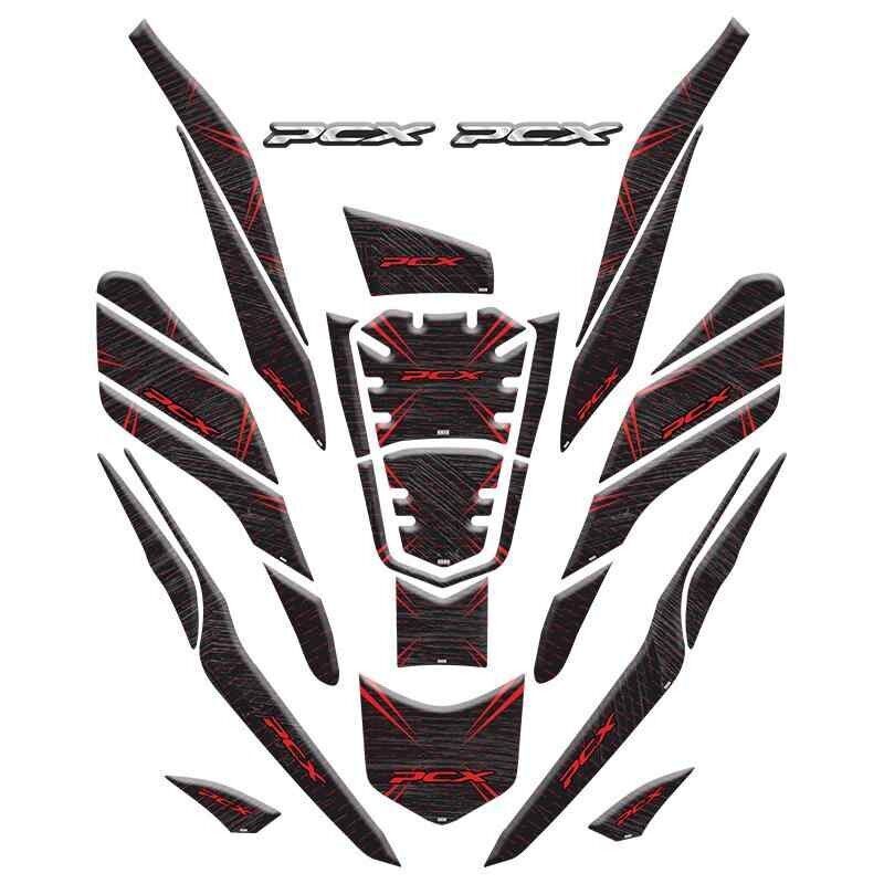 Honda Pcx 2021 - 2023 Uyumlu Tank Pad Set 005