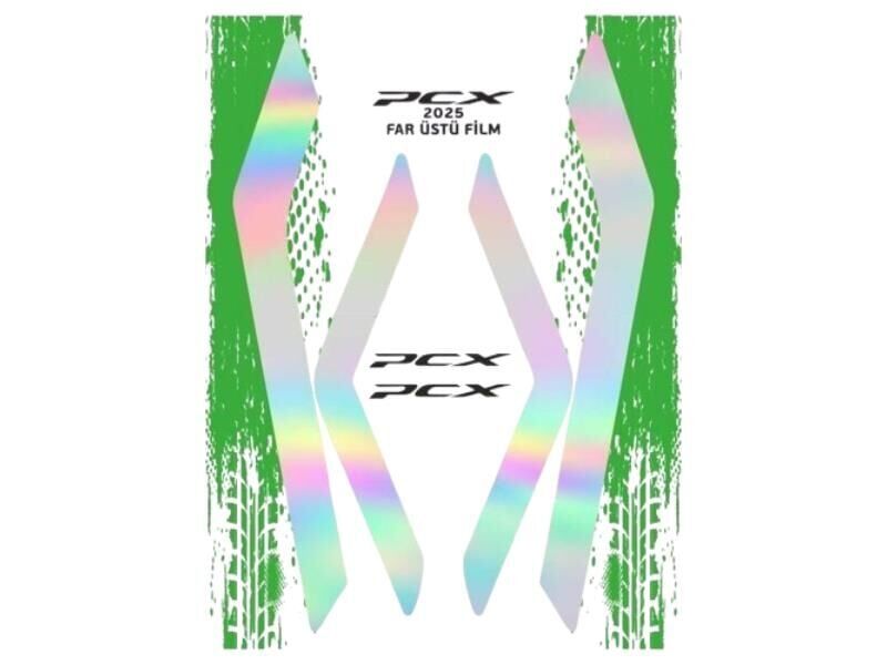 Honda Pcx 2025 Uyumlu Far Üstü Film Hologram