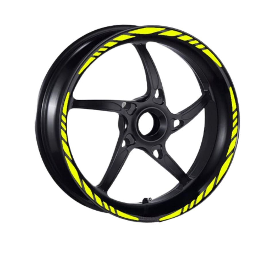 Honda Florasan Sarı Pcx Uyumlu Büyük 1 Set Jant Şeridi