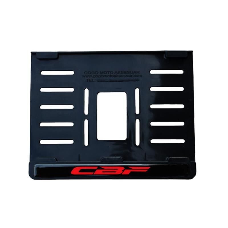 Honda Cbf Uyumlu 1 Plastik (15X24 Cm) Kırılmaz Plakalık