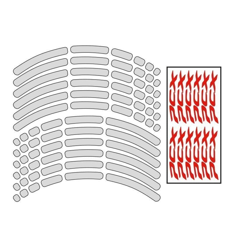 Honda Reflektör Beyaz I Pcx Uyumlu 1 Set Jant Şeridi