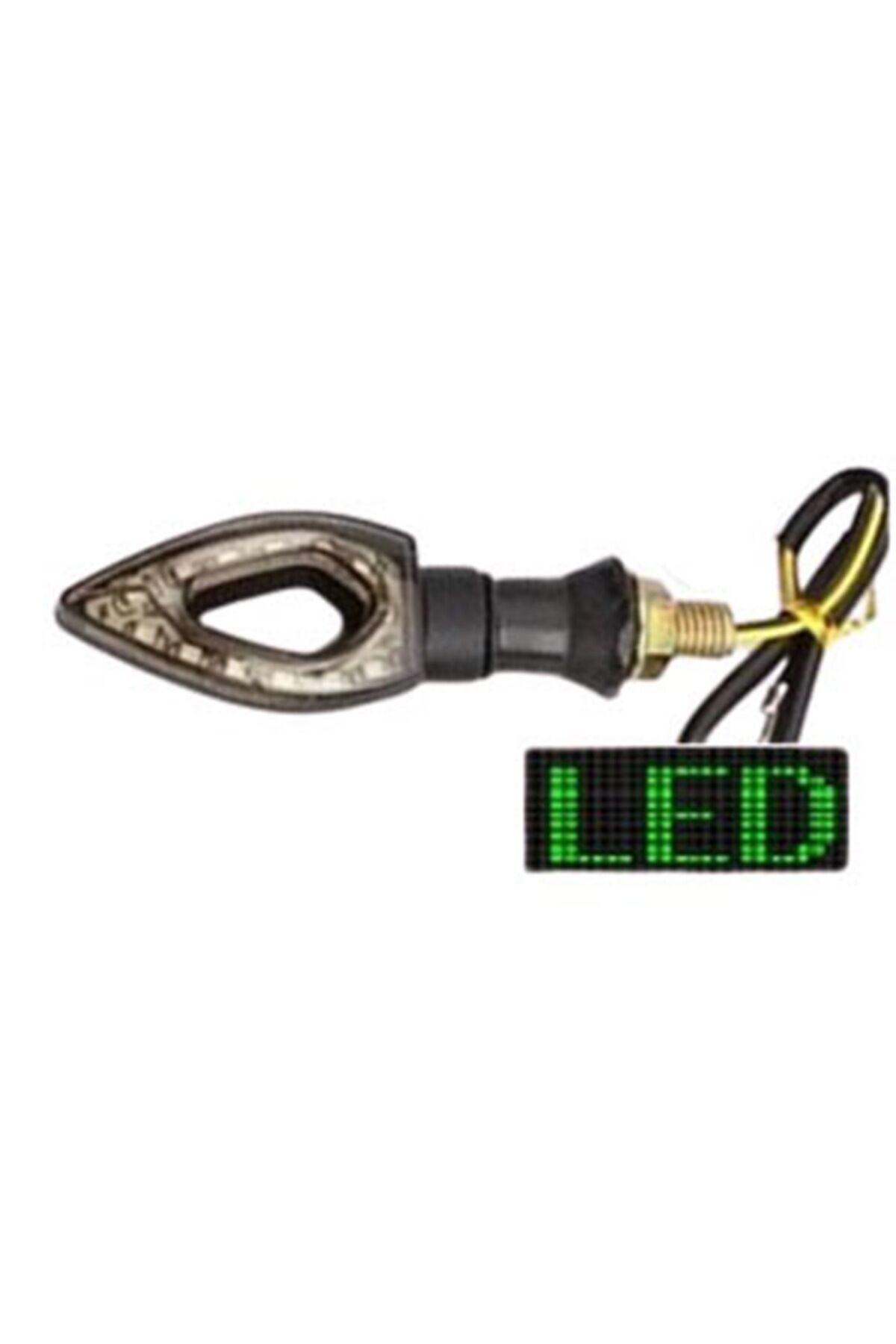 Sinyal Ledli C-116 (ortası Açık) Sarı Işık