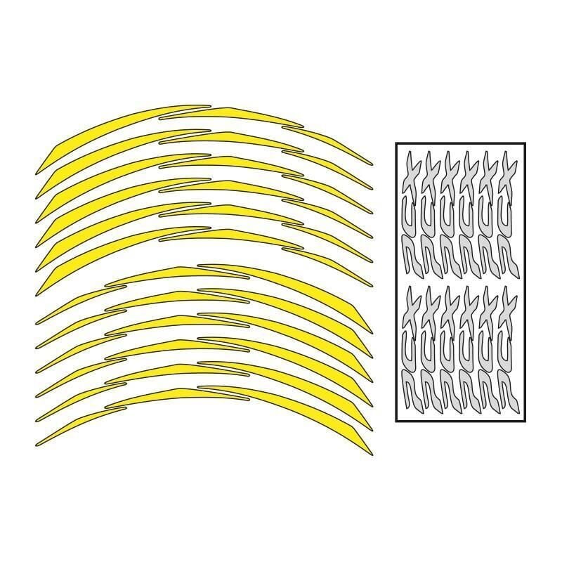 Honda Florasan Sarı Iıı Pcx Uyumlu 1 Set Jant Şeridi