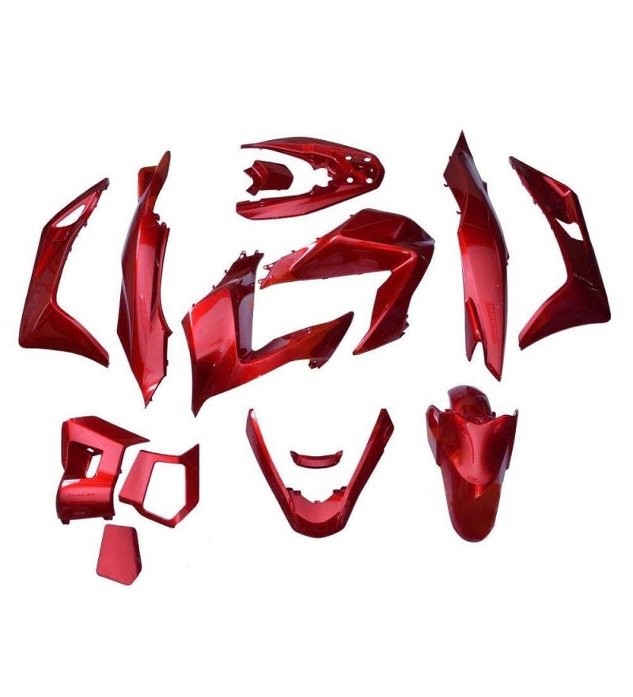 Honda Pcx Kaporta Seti Bordo 2013-17 (14 Parça)