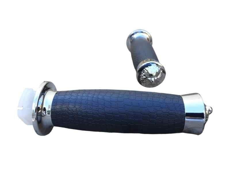 Elcik Siyah-Nikel Kartal Başlı Nokta Desenli