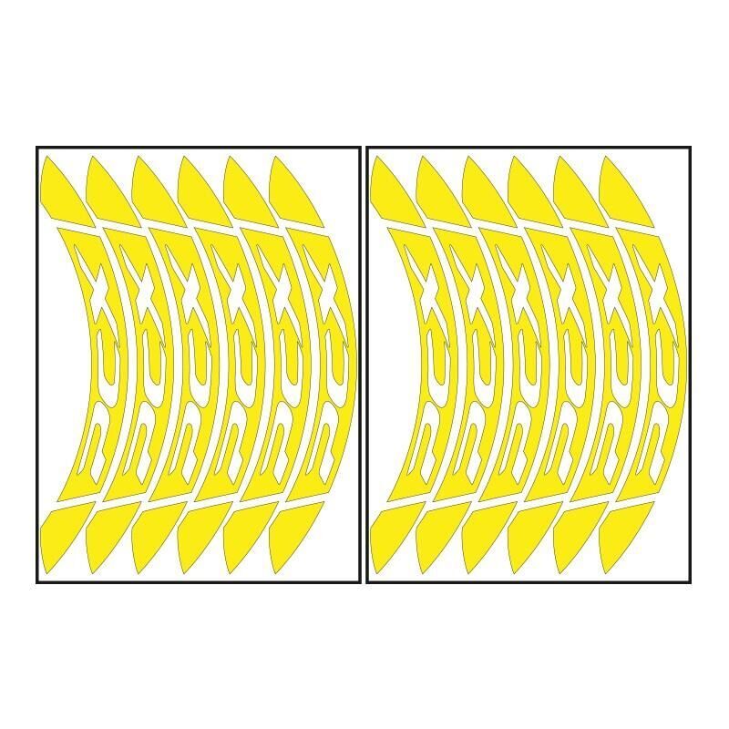 Honda Florasan Sarı Büyük Pcx Uyumlu 1 Set Jant Şeridi