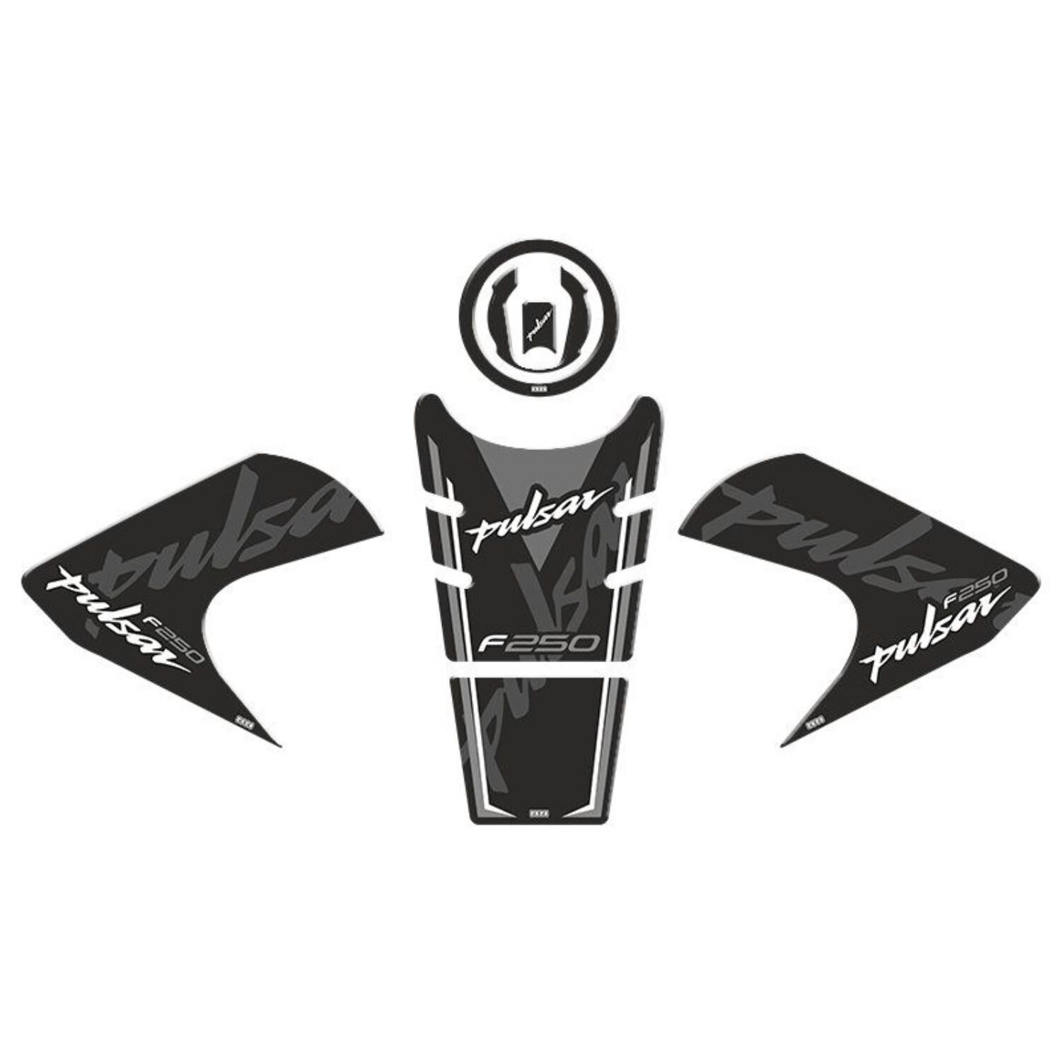 Bajaj Pulsar F250 2022 - 2024 Uyumlu Tank Pad Set 006