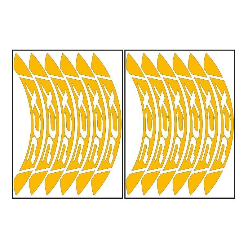 Honda Reflektör Sarı Büyük Pcx Uyumlu 1 Set Jant Şeridi