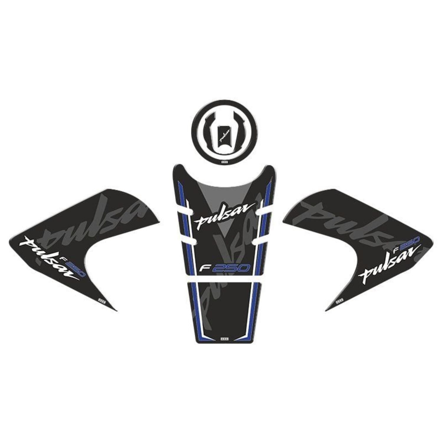 Bajaj Pulsar F250 2022 - 2024 Uyumlu Tank Pad Set 007