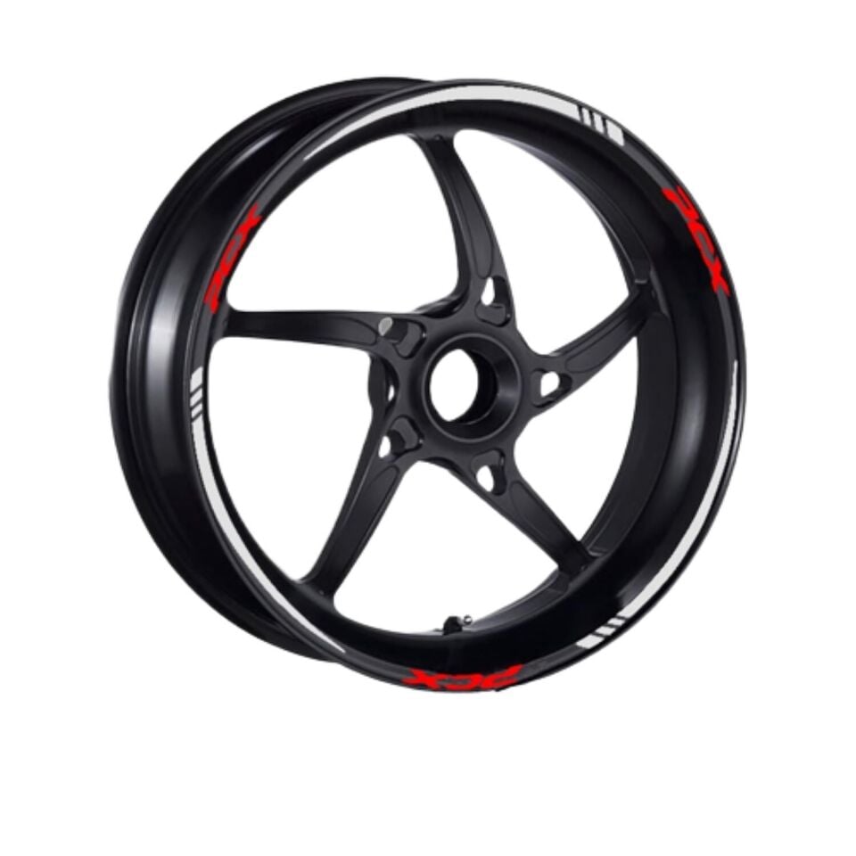 Honda Reflektör Kırmızı Iv Pcx Uyumlu 1 Set Jant Şeridi