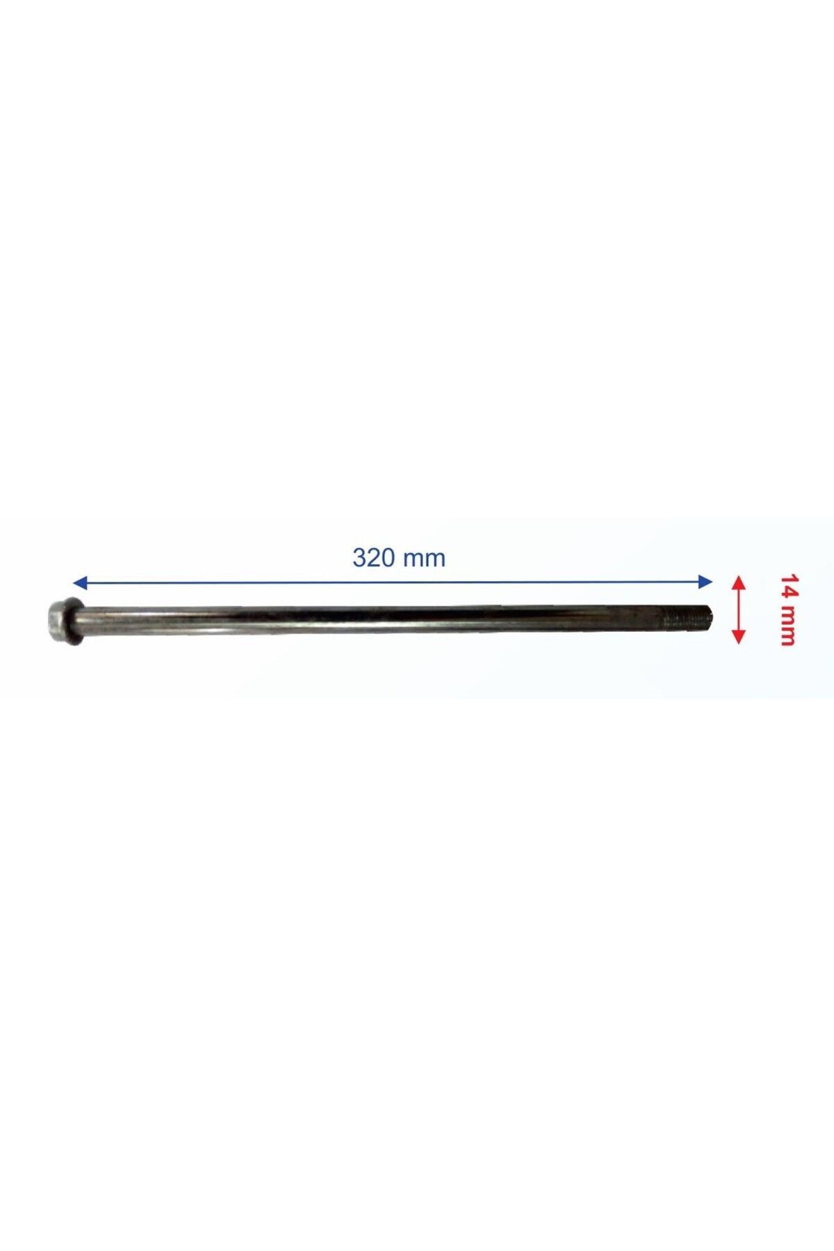 Atv Lx200 Arka Salıncak Mili Ve Somunu M14-310 Mm Öm