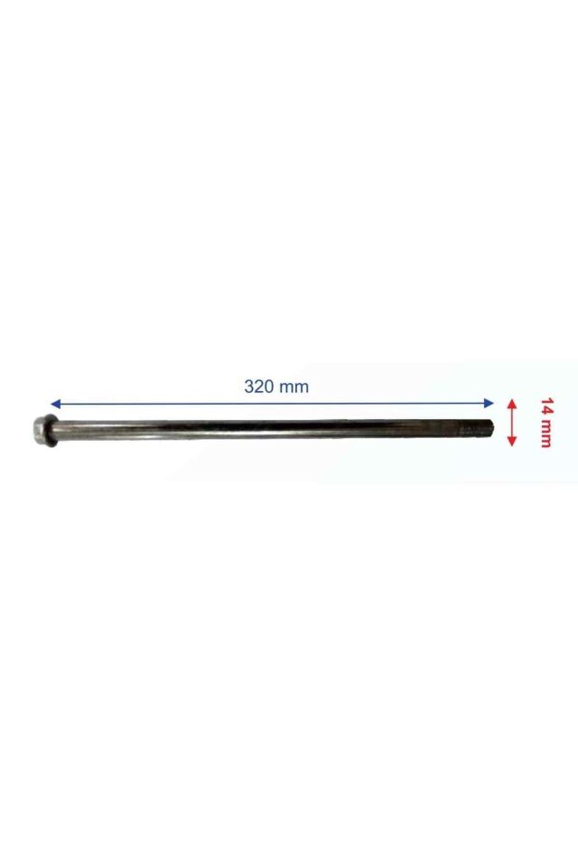 Atv Lx200 Arka Salıncak Mili Ve Somunu M14-310 Mm Öm