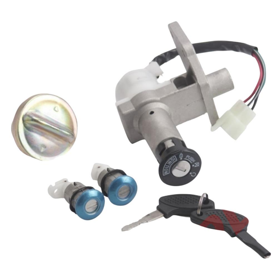 Scooter 150 Kontak Ve Kilit Seti (Depo Kapaklı) 4 Fişli İth