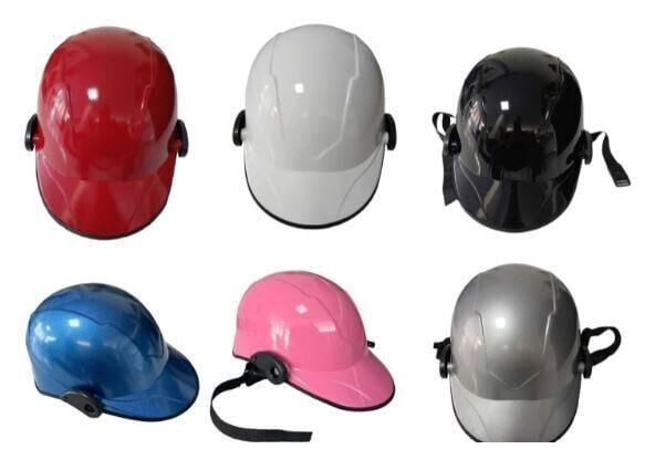 Kask Jokey Fitilli/Boyalı Camsız Beyaz
