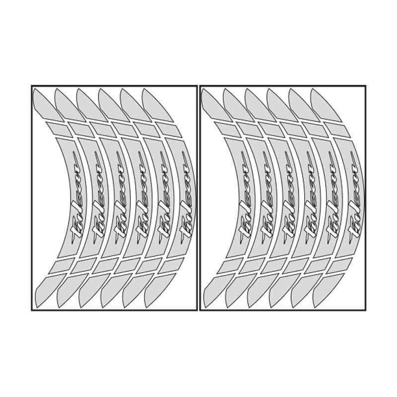 Bajaj Reflektör Beyaz Pulsar Uyumlu Büyük 1 Set Jant Şeridi