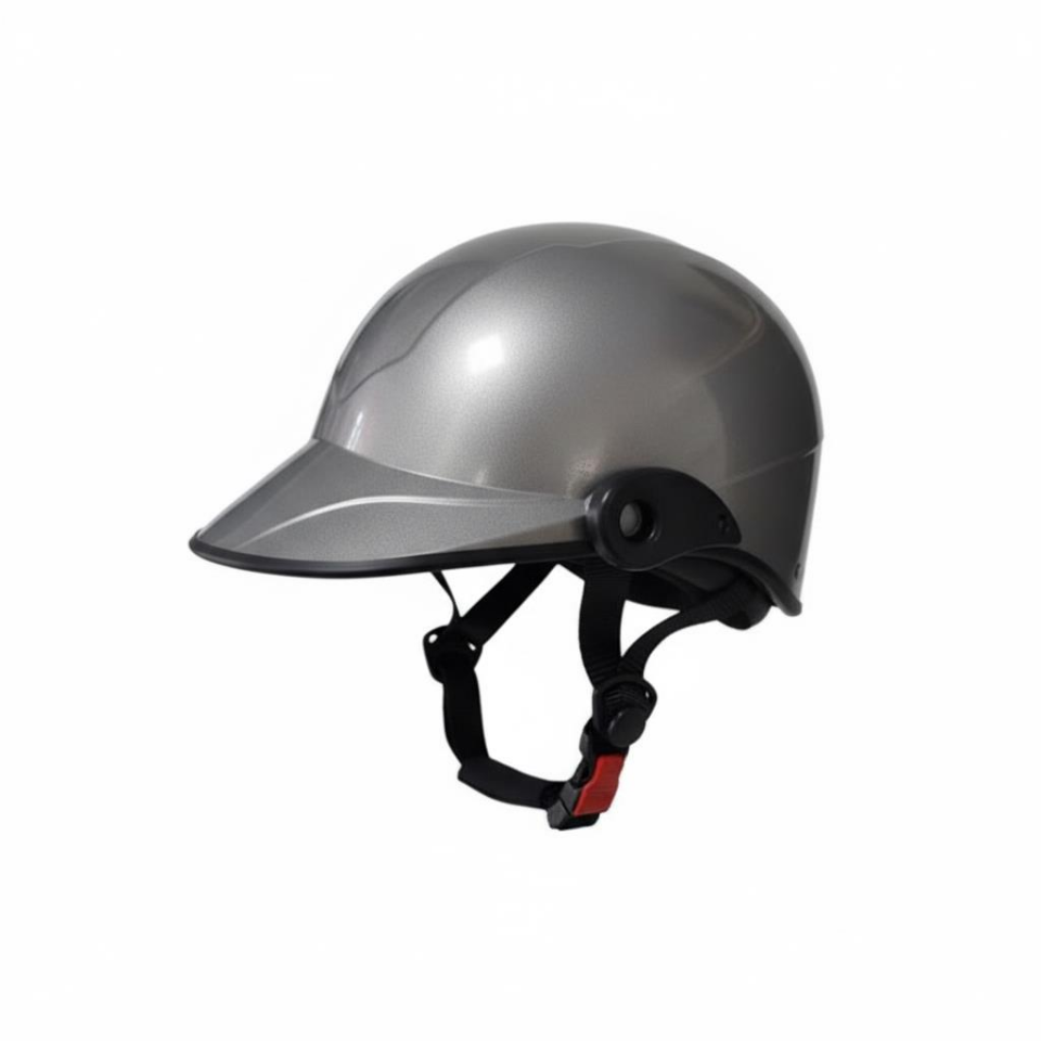 Kask Jokey Fitilli/Boyalı Camsız Gri