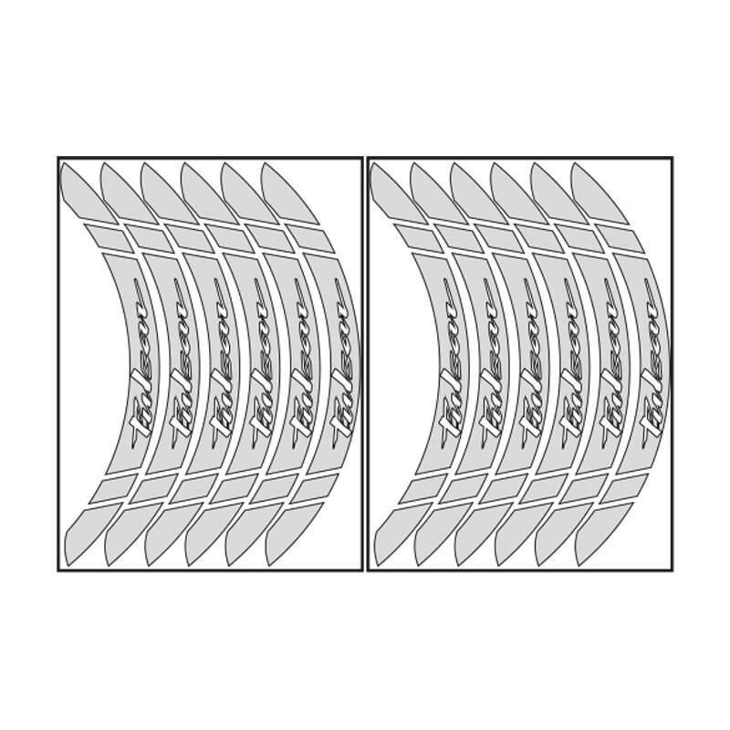 Bajaj Reflektör Beyaz Pulsar Uyumlu Büyük 1 Set Jant Şeridi