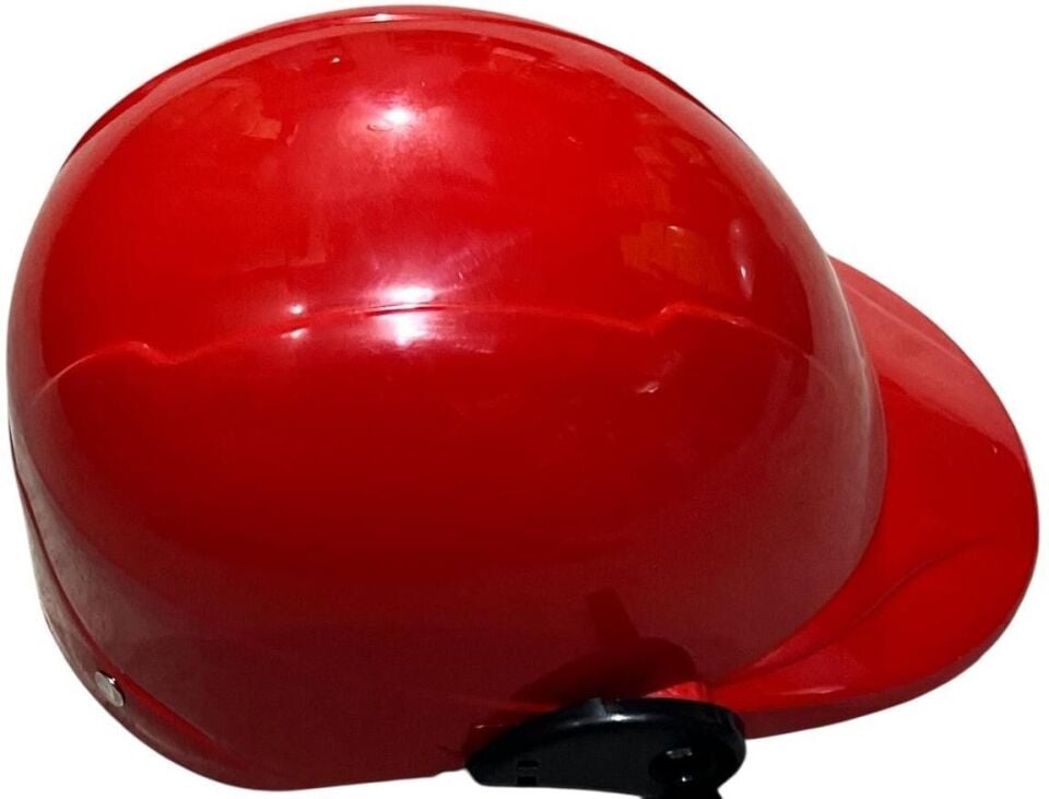 Kask Jokey Fitilsiz/Boyasız Camsız Kırmızı