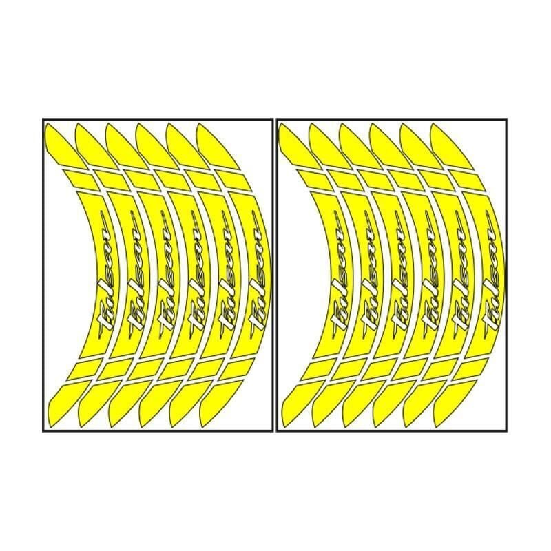 Bajaj Florasan Sarı Pulsar Uyumlu Büyük 1 Set Jant Şeridi