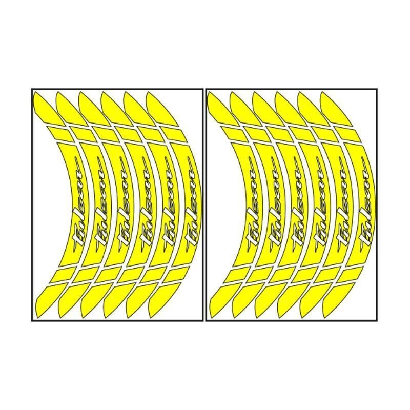 Bajaj Florasan Sarı Pulsar Uyumlu Büyük 1 Set Jant Şeridi