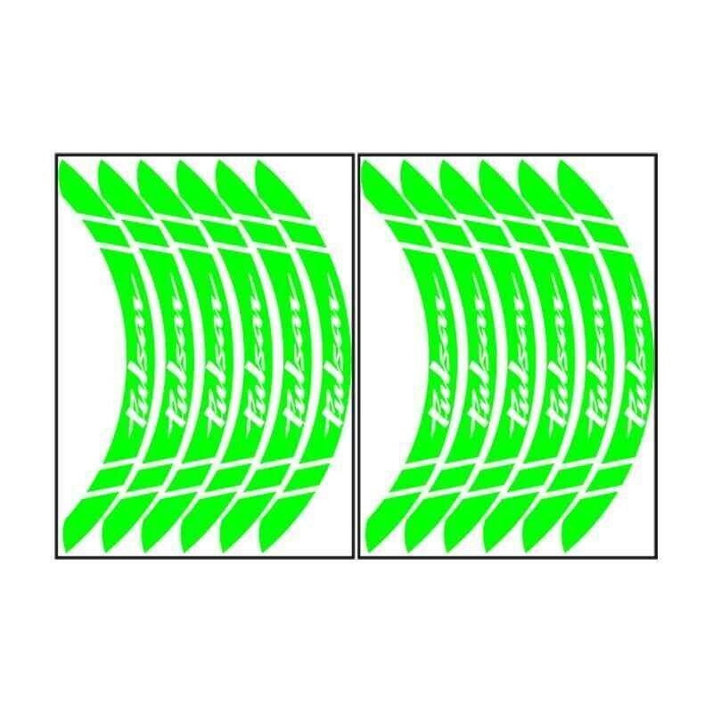 Bajaj Florasan Yeşil Pulsar Uyumlu Büyük 1 Set Jant Şeridi