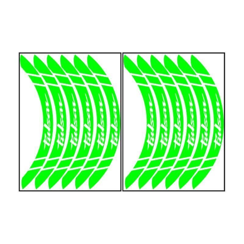 Bajaj Florasan Yeşil Pulsar Uyumlu Büyük 1 Set Jant Şeridi