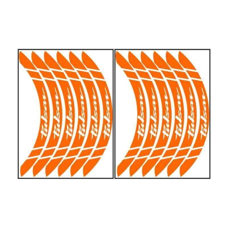 Bajaj Florasan Turuncu Pulsar Uyumlu Büyük 1 Set Jant Şeridi