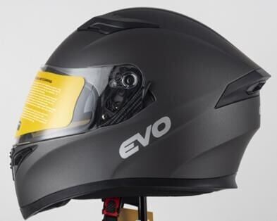 Kask Çeneli Gözlüklü Evo Titanyum Gri 31605 -S-