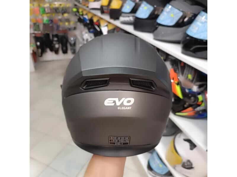 Kask Çeneli Gözlüklü Evo Titanyum Gri 31605 -S-