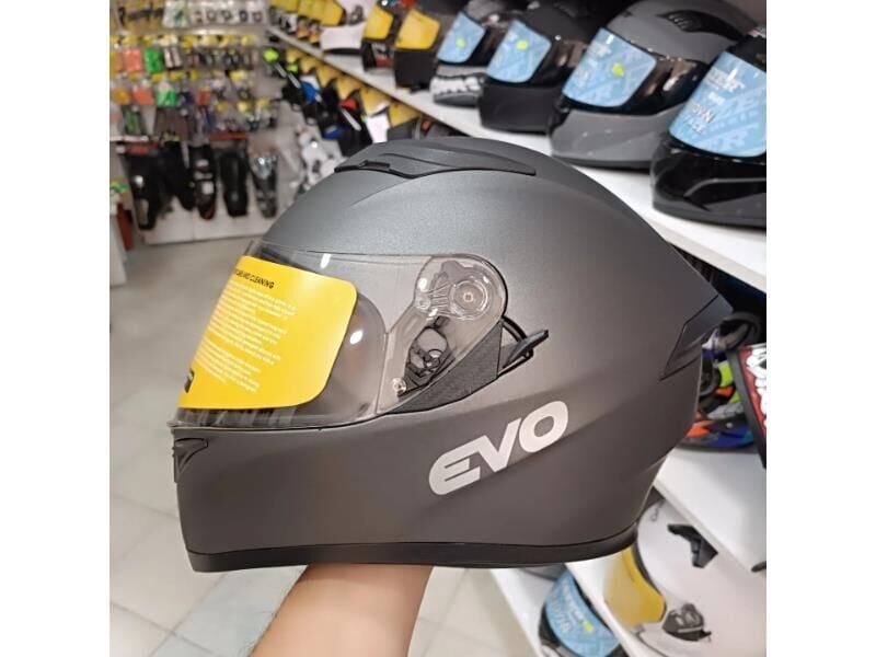 Kask Çeneli Gözlüklü Evo Titanyum Gri 31605 -S-