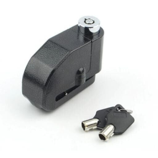 Disk Kilidi Alarm Sistemi Gömme Anahtarlı Siyah