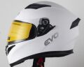 Kask Çeneli Gözlüklü Evo Mat Beyaz 31601 -M-