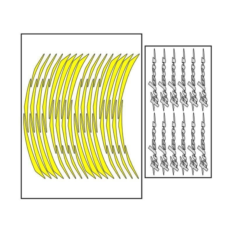 Bajaj Florasan Sarı Pulsar Uyumlu 1 Set Jant Şeridi
