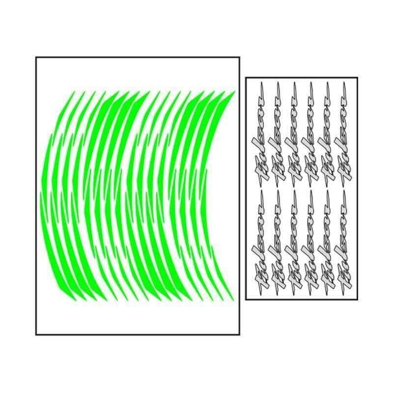 Bajaj Florasan Yeşil Pulsar Uyumlu 1 Set Jant Şeridi