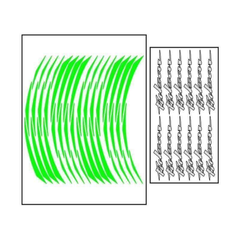 Bajaj Florasan Yeşil Pulsar Uyumlu 1 Set Jant Şeridi