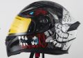 Kask Çeneli Gözlüklü Evo Kuru Kafa 31607 -L-