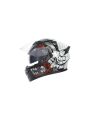 Kask Çeneli Gözlüklü Evo Kuru Kafa 31607 -L-