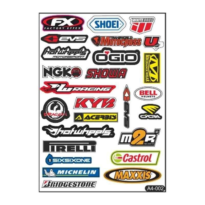 A4 Sticker 002 Tek Paket Çoklu