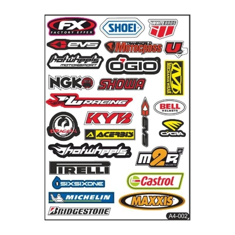 A4 Sticker 002 Tek Paket Çoklu