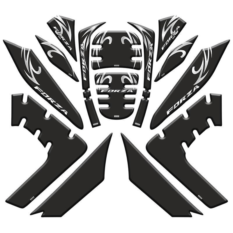 Honda Forza 2021 - 2024 Uyumlu Tank Pad Set 006