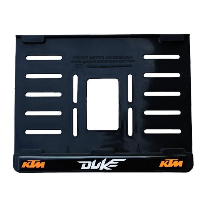 Ktm Duke Uyumlu 2 Plastik (15X24 Cm) Kırılmaz Plakalık