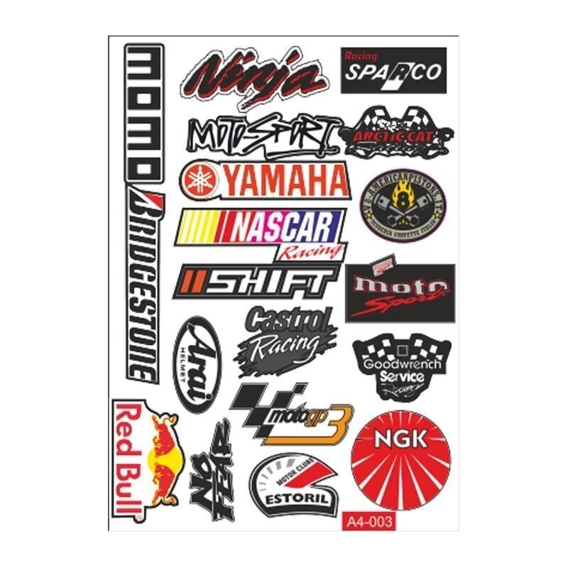 A4 Sticker 003 Tek Paket Çoklu