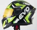 Kask Çeneli Gözlüklü Evo Yeşil-Siyah 31609 -Xl-