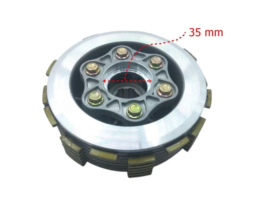 Cg200-250 Debriyaj Balata Grubu 7 6 Yay 35 Mm