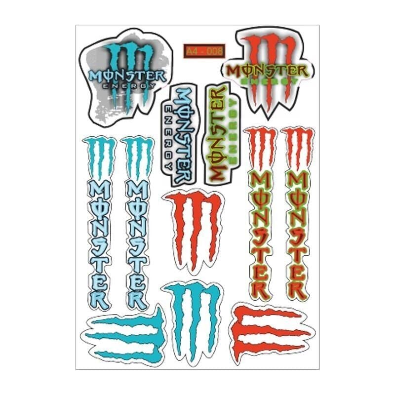 A4 Sticker 008 Tek Paket Çoklu