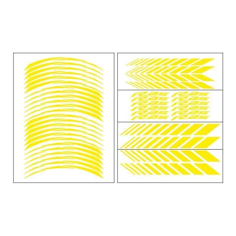 Yamaha Reflektör Sarı Racing R25 Uyumlu 1 Set Jant Şeridi