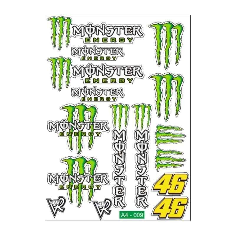 A4 Sticker 009 Tek Paket Çoklu