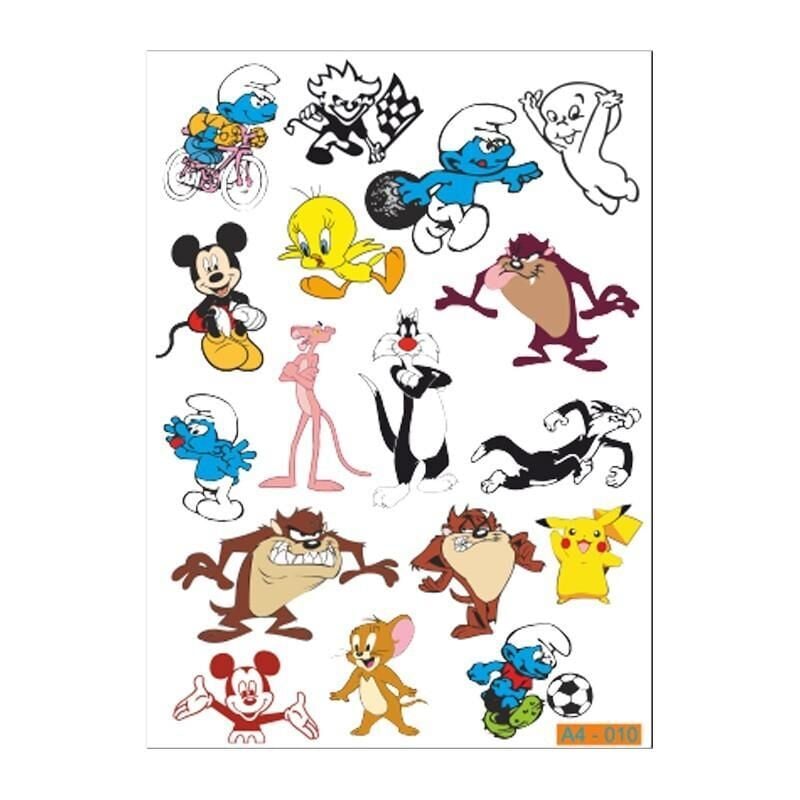 A4 Sticker 010 Tek Paket Çoklu