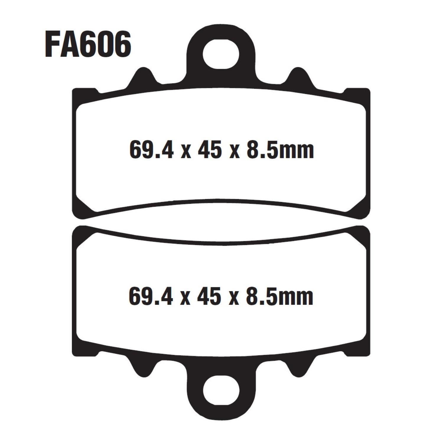 Bajaj Ktm Rc Duke 125-200-390 Ön Fren Disk Balatası Fa606 İth