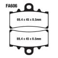 Bajaj Ktm Rc Duke 125-200-390 Ön Fren Disk Balatası Fa606 İth